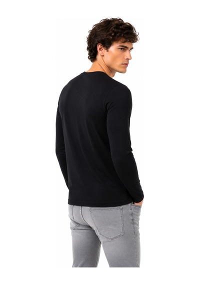 Baglan Erkek Sıfıryaka Mevsimlik Body Sweatshırt Bgl-st05447 Siyah