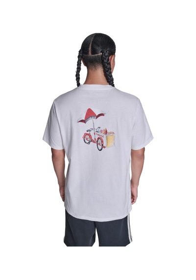 Vm6t099-wht Converse Hotdog Cart T-shirt Beyaz Vm6t099-wht