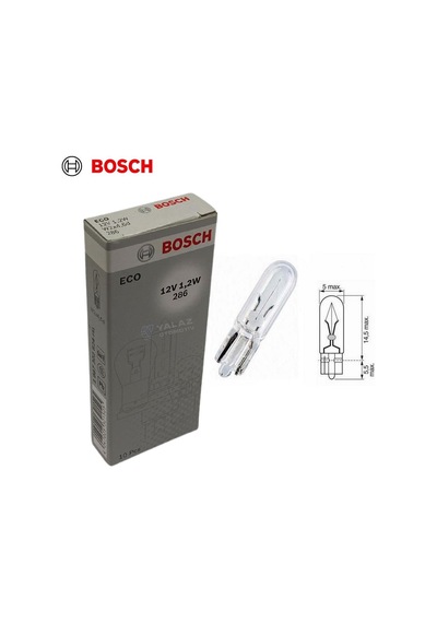 Bosch 12v Dipsiz Ampul T5 1.2w 10 Adet