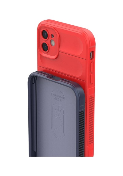 Apple iPhone Uyumlu 11 Kılıf Kamera Korumalı Esnek Silikon Parmak Şeritli Pazarplus Siyah