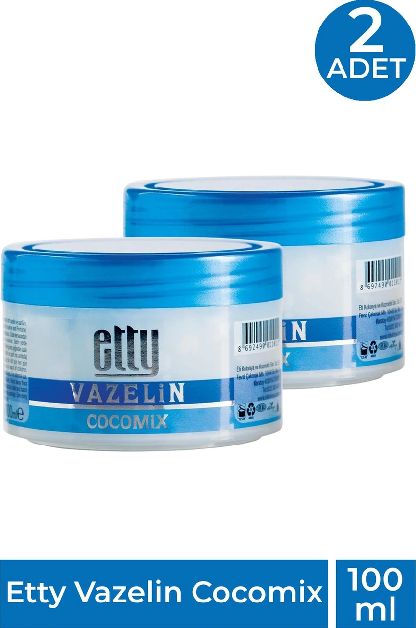 Etty Vazelin Cocomix 100 Ml 2 Adet