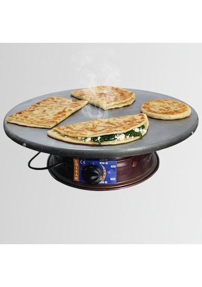 Gülsan 55 Cm Elektrikli Katmer - Gözleme - Yufka - Kara Saç Termostatlı