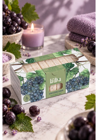 La Diva Doğal Butik Siyah Üzüm Sabunu 10x22,5 Gr