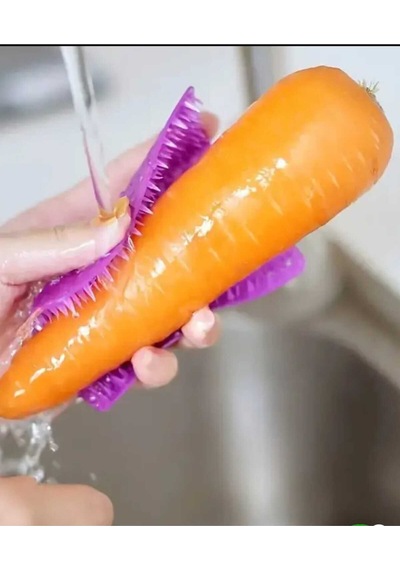 1 Adet Çok Amaçlı Mutfak Temizleme Fırçası - Sebze Ve Meyveleri Yıkamak İçin Ev Kullanımı İçin Plast