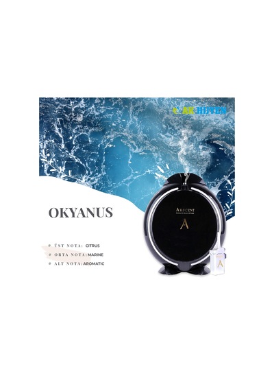 Akscent Zaman Ayarlı Koku Makinesi & Okyanus Koku Kartuşu 135 ML
