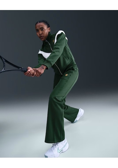 Nike Nikecourt Fz6509-323 Heritage Windrunner Normal Belli Kadın Tenis Pantolonu - Yeşil