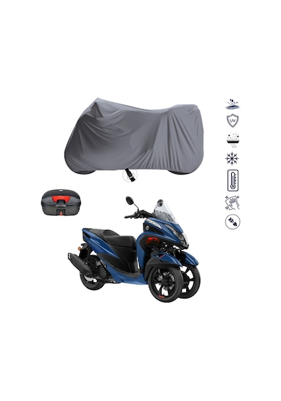 Yamaha Tricity 125 ÇANTALI MOTOSİKLET BRANDA SU GEÇİRMEZ TOPCASE UYUMLU MOTOR BRANDA