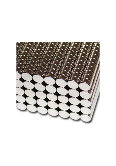 Dünya Magnet 50 Adet 6mm X 3mm Yuvarlak Güçlü Neodyum Mıknatıs Magnet