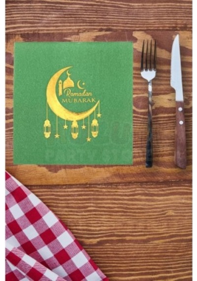 Ramazan Temalı Yaldız Baskılı Peçete Diğer