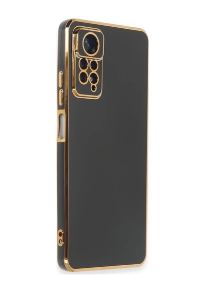 Bezos Redmi Note 12 Pro 4g Kılıf Volet Silikon - Siyah Hb006