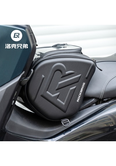 Rockbros 14lt Motosiklet Tünel, Depo Üstü Ve Kask Çantası Suya Dayanıklı Alüminyum - Siyah