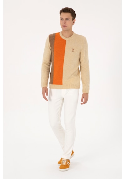 U.s. Polo Assn. Erkek Vanilya Kazak /triko 50314955-vr110 Vanılya