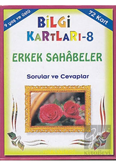 Bilgi Kartları 8  - Erkek Sahabeler Sorular ve Cevaplar - Uysal Yayınevi