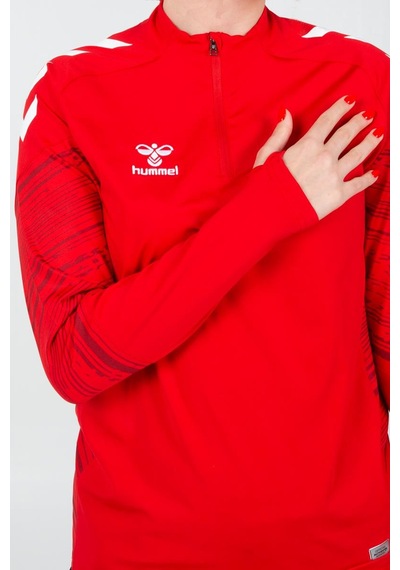 Hummel Line Antrenman Eşofman Üstü Kırmızı