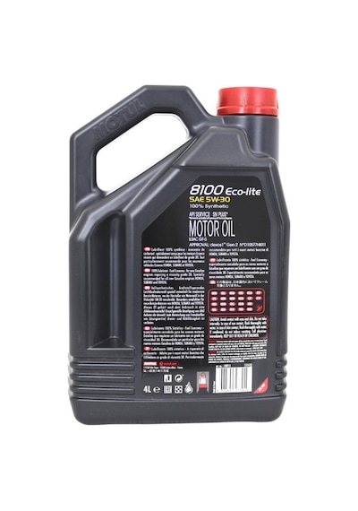 Motul 8100 Eco-Lite 5W-30 Dexos1 Tam Sentetik Motor Yağı 4 L