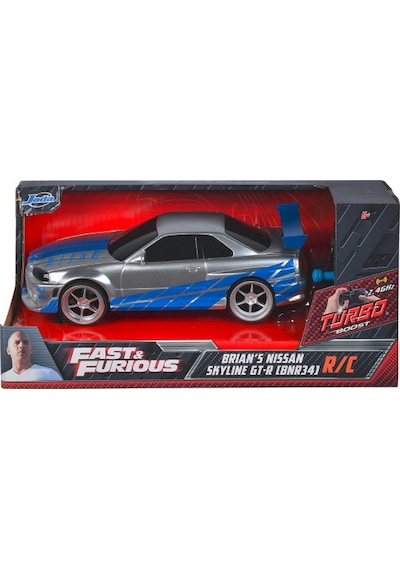 Jada 1/24 Uzaktan Kumandalı Fast & Furious Nissan Skyline Gtr