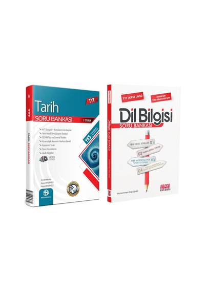 Bilgi Sarmal Tyt Tarih Ve Dil Bilgisi Soru Bankası Seti 2 Kitap