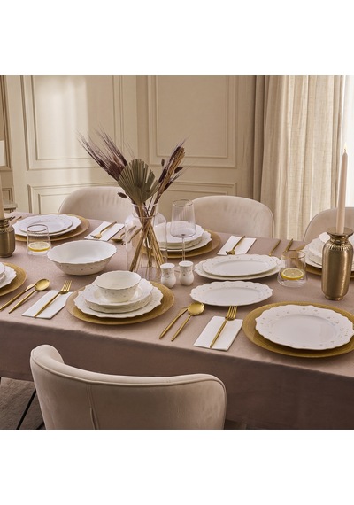 Aryıldız Chiara Gold 54 Parça 12 Kişilik Yemek Takımı Renkli