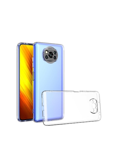 Xiaomi Poco X3 Kılıf Kamera Korumalı Süper Silikon Şeffaf Kılıf