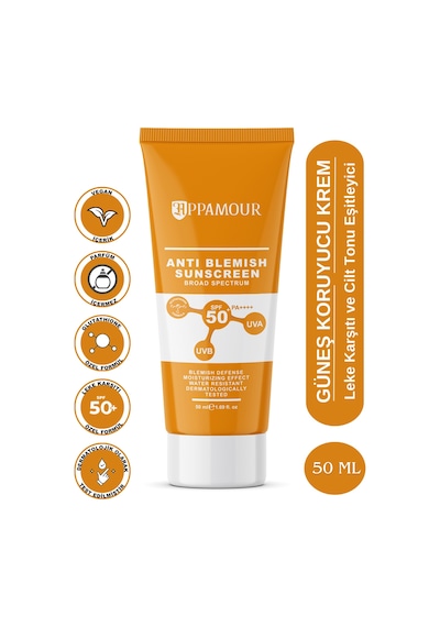 Appamour Blemish Güneş Kremi SPF50+ 2 x 50 ML