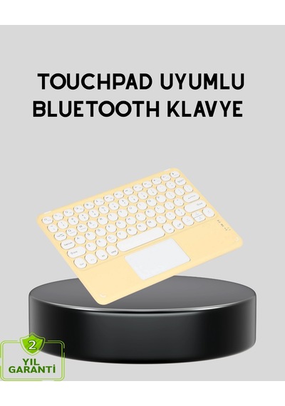Mey İthalat Bluetooth Kablosuz Klavye İnce Slim Model, Tablet Ve Akıllı Tv Uyumlu, Sessiz Tuşlu Taşınabilir Klavye