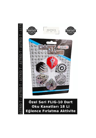 Özel Seri Flıg-10 Dart Oku Kanatları 18 Li Eğlence Fırlatma Aktivite