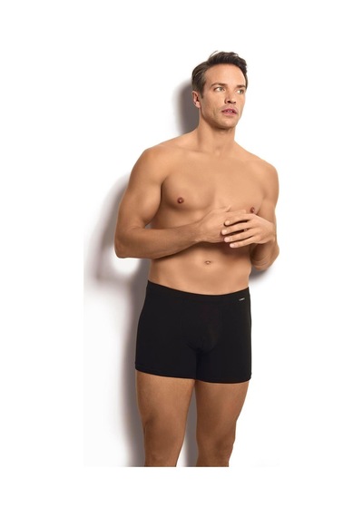 Jiber Erkek Siyah Modal Pamuklu 3'Lü Boxer 255