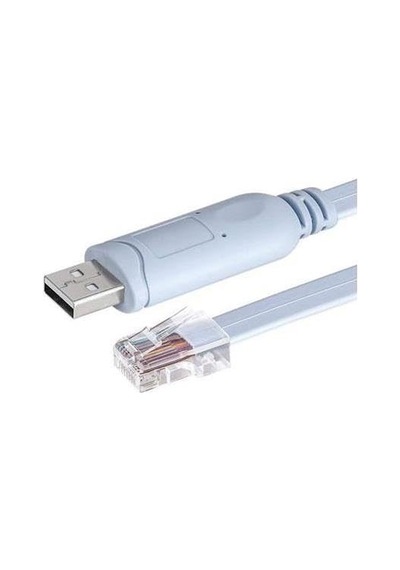 3852a Usb Cisco Konsol Consol Rj45 Usb 2.0 To Rj45 Konsol Kablosu 1.8m Ch340 Chipset Cisco Standart