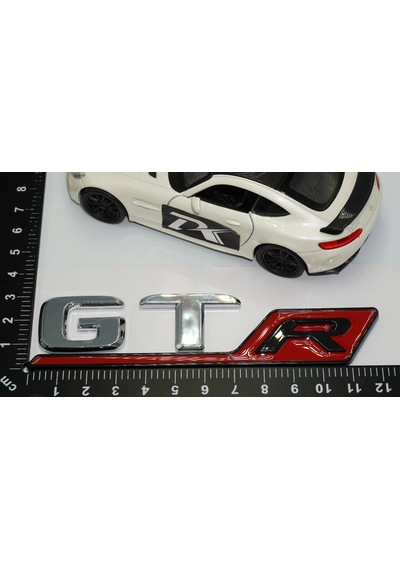 Dk Benz Gt R Kırmızı Krom Abs 3m 3d Bagaj Logo Amblem