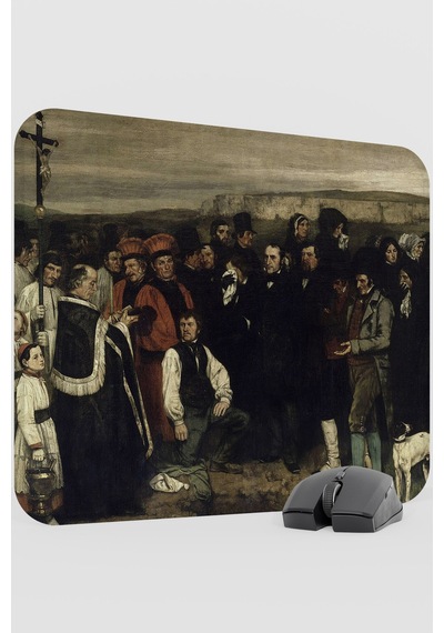 Ornans Ta Cenaze Tablo Courbet V4 48x40 Xl Gaming Kauçuk Kaymaz Taban Mouse Pad Fare Altlığı