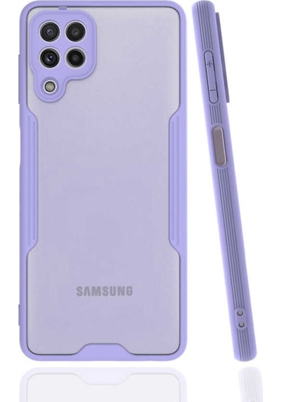 Galaxy A22 4G Kılıf Kamera Korumalı Arkası Şeffaf Silikon