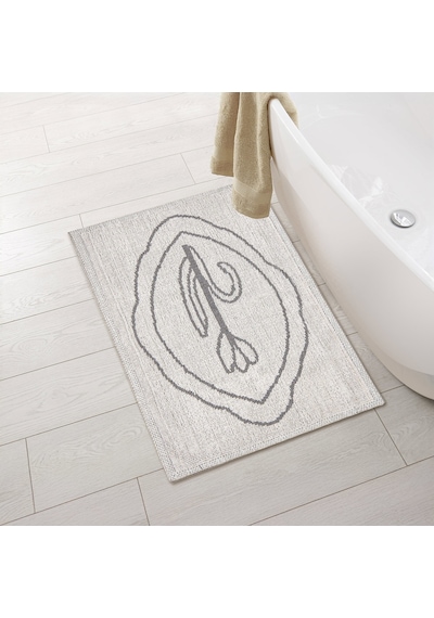 Soft Tulip Banyo Paspası - Ekru - 50x80 Cm Renkli