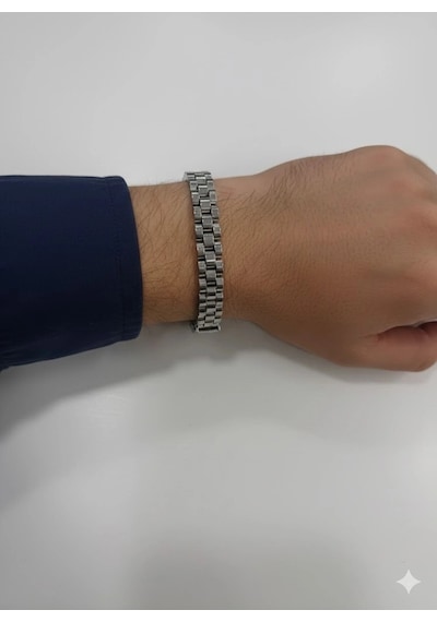 Çelik Erkek Bileklik Çok Renkli 41772870