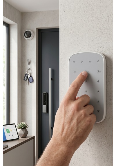 Dahua Dhı-ark30t-w2 Kablosuz Alarm Tuş Takımı Şifre Paneli Wireless Keypad Güvenlik Kontrol Ünitesi