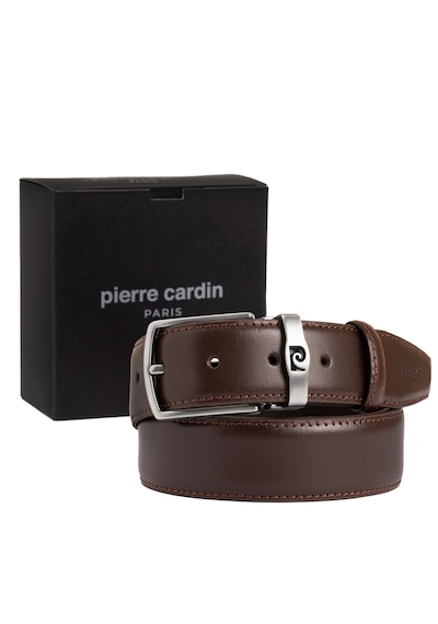 Pierre Cardin Deri Erkek Kemer En 3,5 Cm Pc0anlsz Kahverengi