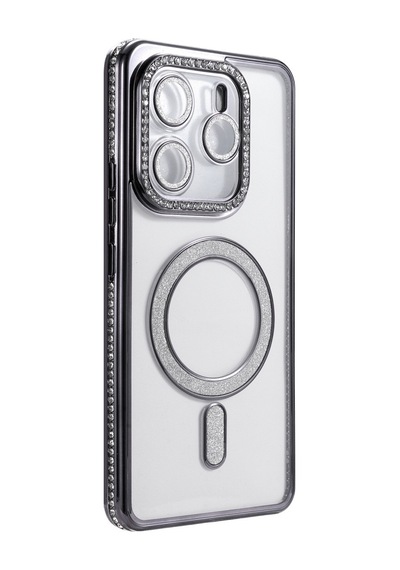 Xiaomi Redmi Note 14 4g Uyumlu Joke Simli Magneticsafe Kılıf - Siyah