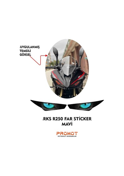 Rks R250 2023 - 2026 Uyumlu Far Sticker 03 Diğer