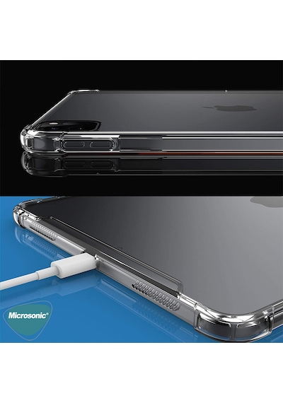 Microsonic Apple Uyumlu iPad  Pro 12.9 `` 2022 6. Nesil Kılıf (A2436-A2764-A2437-A2766) Shock Absorbing