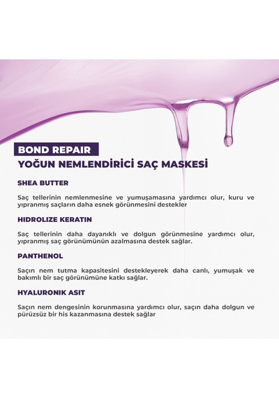 Dermokil Bond Repair Yoğun Nemlendirici Saç Maskesi Seti 25 Ml X 5 Adet