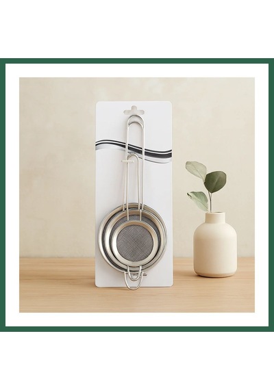 Bezos 3'lü Mini Tel Süzgeç Seti 5-7-8 Cm Metal Çerçeve Bzs01 Çok Renkli