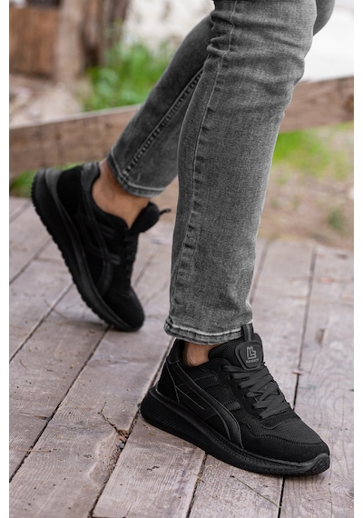Daxtors Garantili D120 Günlük Ortopedik Erkek Sneaker Spor Ayakkabı Siyah