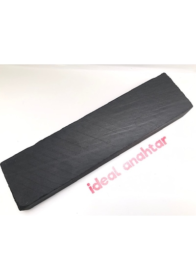 Yağ Taşı Doğal Bileme Taşı Siyah Taş Kara Taş 20 CM 5 CM 2.5 CM