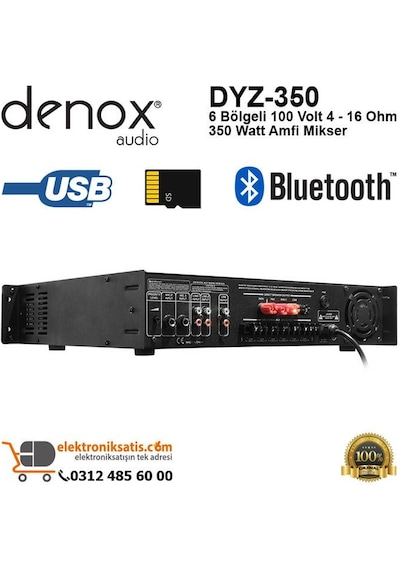 Denox Dyz-350 100V 350 Watt 6 Bölgeli Anfi