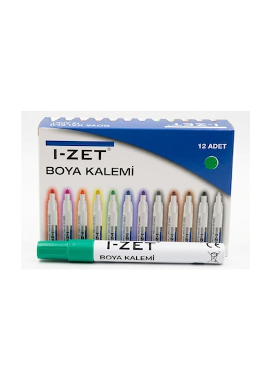 I-zet Paint Marker Kalem Yeşil 12 Adet