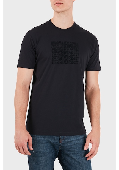 Armani Exchange Pamuklu Logolu Regular Fit Bisiklet Yaka T Shirt Erkek T Shirt Xm003044 Af21323 Ub101 Lacivert
