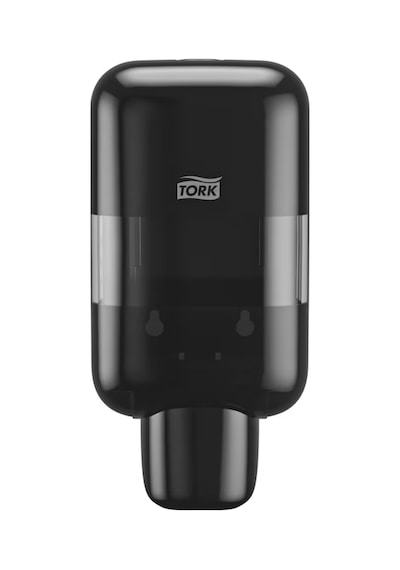 Tork Mini Sıvı Sabun, Köpük Sabun Ve Dezenfektan Dispenseri Siyah S5 Manuel Duvar Tipi 565208