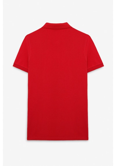 Grımelange Skyloom Erkek %100 Pamuk Kısa Kollu Regular Fit Kırmızı Polo Yaka T-shirt KIrmızı