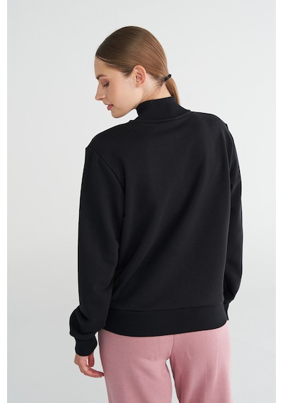 Hummel Pulse Female Fermuarlı Sweatshırt 922423-2001 Siyah