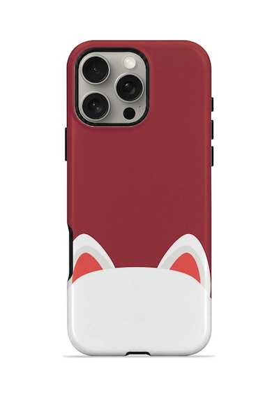 Velvoria Valestra Kedi Kulaklı Apple Apple iPhone Uyumlu 16 Pro Max Darbe Korumalı Kılıf Valestra Select - Kedi Kulaklı