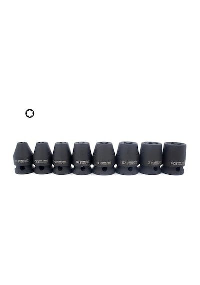 Ceta Form E10 - E24 1/2" Dişi Torx Havalı Lokma Takımı 8 Parça C66-r08